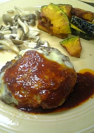TVでやってた洋食屋風ハンバーグ♪-レシピのメイン写真