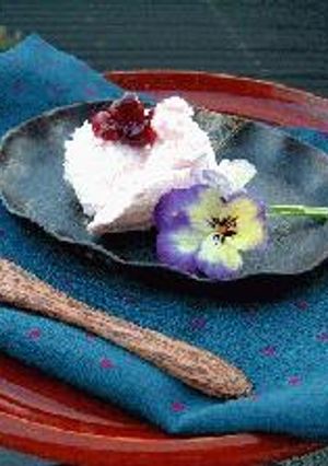 ピンクのレアチーズケーキ-レシピのメイン写真