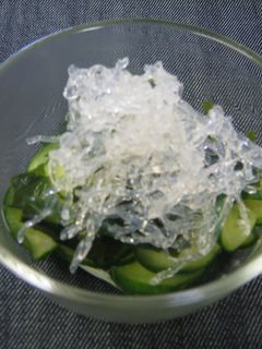 ぷちぷち海藻麺の酢の物-レシピのメイン写真