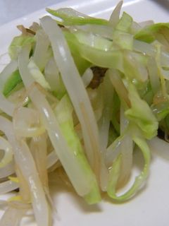 さっぱり★もやしとキャベツの塩昆布和え-レシピのメイン写真