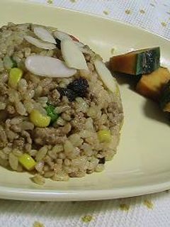 レンジでチン！簡単カレーピラフ（風）-レシピのメイン写真