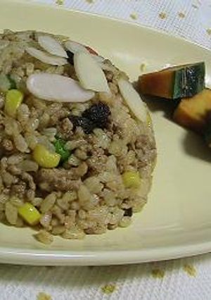 レンジでチン！簡単カレーピラフ（風）-レシピのメイン写真