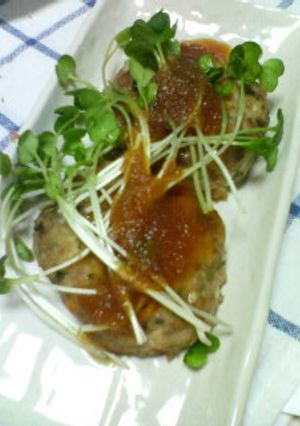 さっぱり♪青じそ豆腐ハンバーグ-レシピのメイン写真