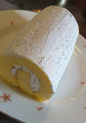 ふんわりシフォン生地のロールケーキ-レシピのメイン写真