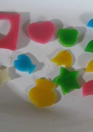 かまぼこ　かき氷シロップお弁当に　飾り-レシピのメイン写真