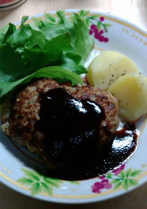 簡単！豆腐入りヘルシーハンバーグ-レシピのメイン写真