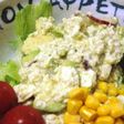 アボカドと豆腐のサラダ