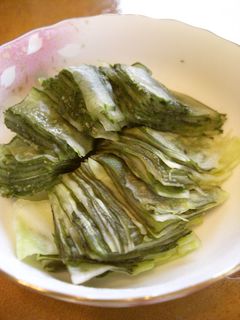 大葉の浅漬けミルフィーユ仕立て-レシピのメイン写真