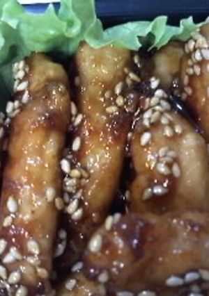 鶏ムネやわらかジューシーごまの照り焼き★-レシピのメイン写真