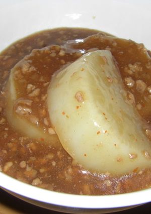 大根のそぼろあんかけ-レシピのメイン写真