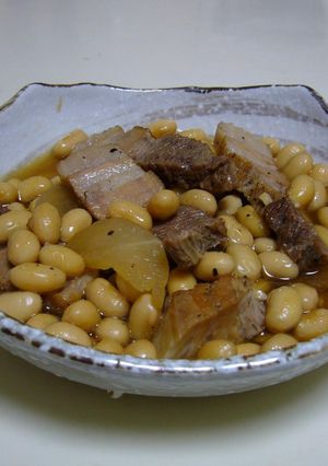 『豚バラと大豆の旨煮』-レシピのメイン写真