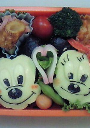 キャラ弁♪ﾍﾞﾋﾞーﾐｯｷー☆ﾐﾆー-レシピのメイン写真