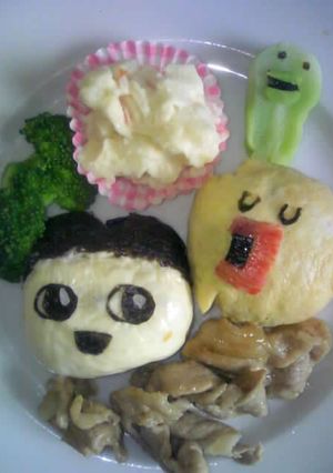 キャランチプレート(゚ー゚*)たまごっち-レシピのメイン写真