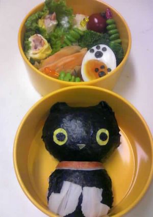 キャラ弁d(ﾟｰﾟ*)靴下にゃんこ♪-レシピのメイン写真