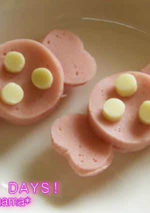 ソーセージで可愛いキャンディ（キャラ弁）-レシピのメイン写真