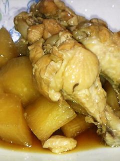 圧力鍋で大根と鶏手羽のとろとろ煮!-レシピのメイン写真