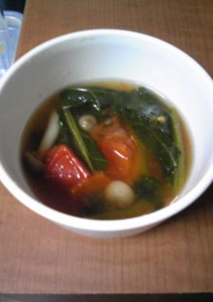 トマトときのこのスープ-レシピのメイン写真