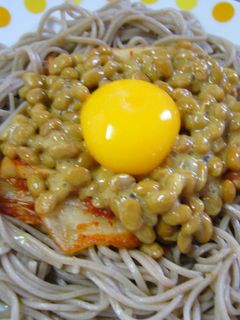 夏はこれ!納豆&キムチそば♪-レシピのメイン写真