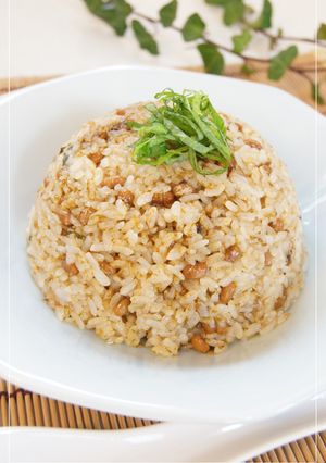 納豆海苔の佃煮チャーハン-レシピのメイン写真