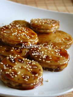 はんぺんとれんこんのはさみ照り焼き-レシピのメイン写真