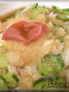 サッパリ♪おろしぶっかけ素麺-レシピのメイン写真