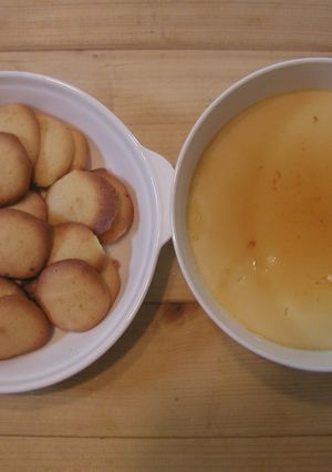 一石二鳥！丼プリンと余り卵白でクッキー♪-レシピのメイン写真