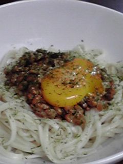 青のり香る☆納豆うどん-レシピのメイン写真