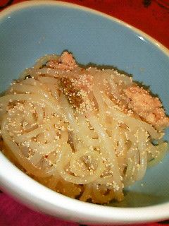 しらたきde パスタ? しらたき明太子 -レシピのメイン写真