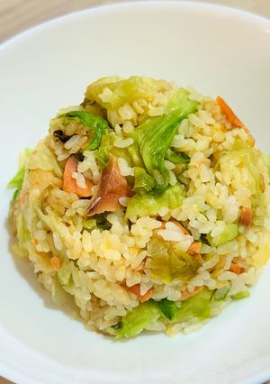 レタスと焼鮭の炒飯-レシピのメイン写真