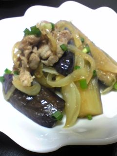 茄子と豚肉のしょうが焼き-レシピのメイン写真