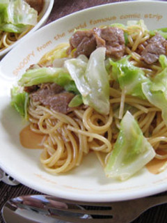 豚肉とキャベツのオイマヨパスタ-レシピのメイン写真