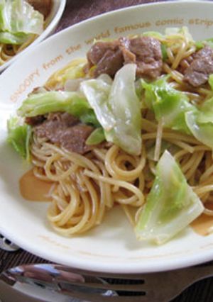 豚肉とキャベツのオイマヨパスタ-レシピのメイン写真
