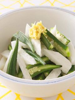 長芋とオクラの酢のもの-レシピのメイン写真