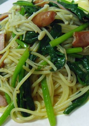 簡単♪にんにくバターの和風パスタ-レシピのメイン写真