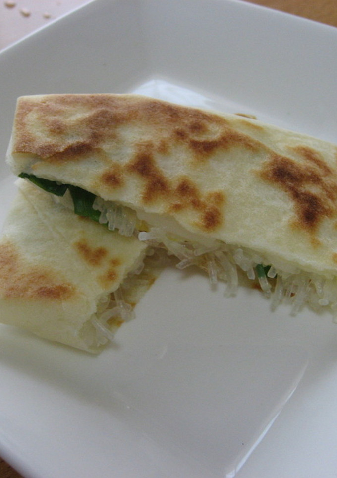 にら玉もち焼き春巻き-レシピのメイン写真