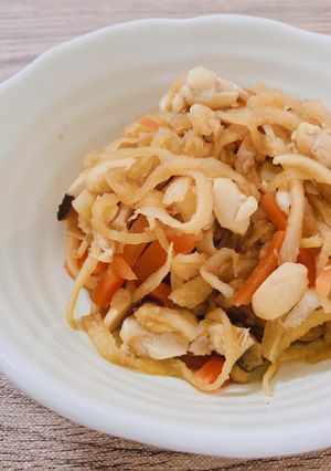 切り干し大根とテンペの煮物-レシピのメイン写真