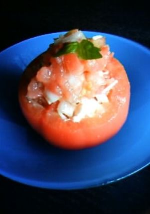 トマト丸ごとサラダパスタ-レシピのメイン写真