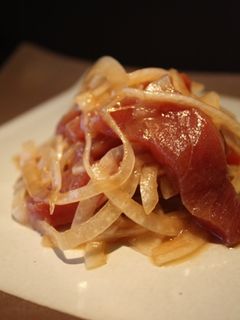 ოまぐろと玉ねぎの中華風ო-レシピのメイン写真