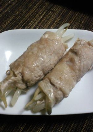 さっぱりヘルシーもやしの肉巻き-レシピのメイン写真