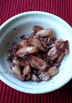 べいか（水いか）の煎り煮-レシピのメイン写真