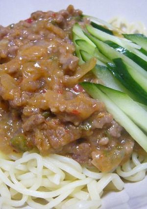 ジャージャー？もどき麺（辛味噌麺）-レシピのメイン写真
