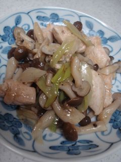鶏ささみとしめじ炒め-レシピのメイン写真