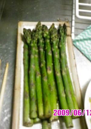 ｼﾝﾌﾟﾙ♪ｱｽﾊﾟﾗの塩焼きグリル❤-レシピのメイン写真