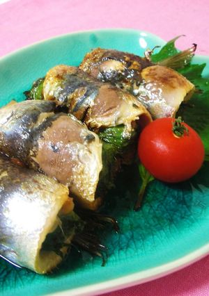 いわしの梅しそ巻き焼き-レシピのメイン写真