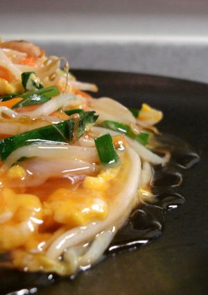 彩り野菜の卵とじ☆甘酢あんかけ-レシピのメイン写真
