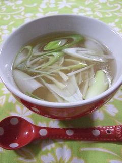 しゃぶしゃぶの茹で汁で✿あっさりスープ-レシピのメイン写真
