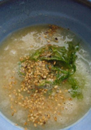夏バテに☆二色おろしの冷製お味噌汁-レシピのメイン写真