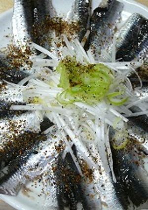 背黒鰯の酢〆-レシピのメイン写真