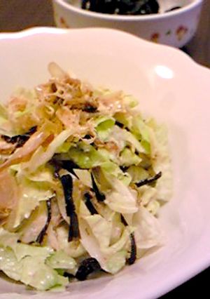 レタスと塩昆布とおかかマヨ✿-レシピのメイン写真