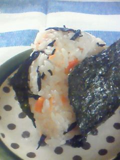 おいしい鮭&塩昆布おにぎり☆-レシピのメイン写真